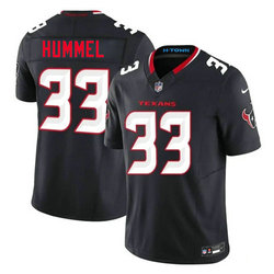 Nike Houston Texans #33 Jake Hummel Navy 2nd Authentic Stitched NFL Jersey