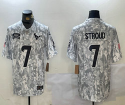 Nike Houston Texans #7 C.J. Stroud 2024 Salute to Service Authentic Stitched NFL Jersey