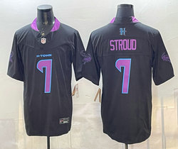 Nike Houston Texans #7 C.J. Stroud Navy 4(IV) Authentic stitched NFL jersey