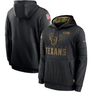 Nike Houston Texans 2020 Black Salute to Service Pullover Hoodie