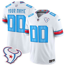Nike Houston Texans Custom White 2026 HOUSTON US Rivalries Collection Football Jersey