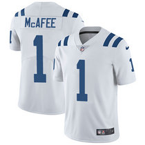Nike Indianapolis Colts #1 Pat McAfee White Vapor Untouchable Authentic stitched NFL jersey
