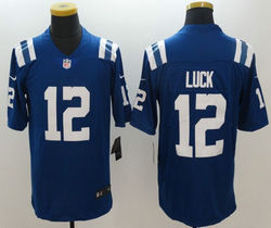 Nike Indianapolis Colts #12 Andrew Luck blue Color Rush Limited Authentic stitched NFL jersey