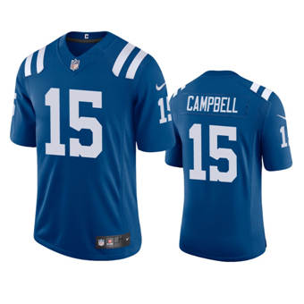 Nike Indianapolis Colts #15 Parris Campbell Blue Vapor Untouchable Authentic Stitched NFL Jersey