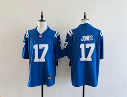 Nike Indianapolis Colts #17 Riley Leonard Blue Vapor Untouchable Authentic Stitched NFL Jersey