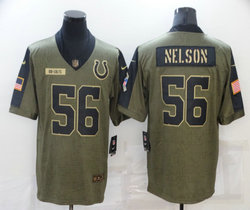 Nike Indianapolis Colts #56 Quenton Nelson 2021 salute to service Authentic Stitched NFL Jersey