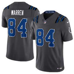 Nike Indianapolis Colts #84 Tyler Warren Dark Gray 2026 Rivalries Stitched Football Jersey