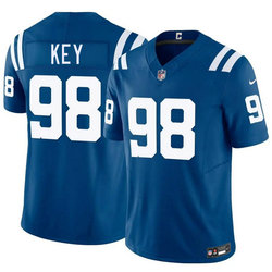 Nike Indianapolis Colts #98 Arden Key Blue 2026 Authentic Stitched NFL Jersey
