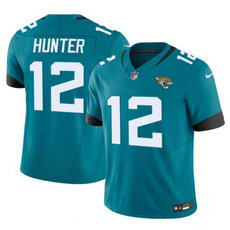 Nike Jacksonville Jaguars #12 Travis Hunter Teal 2025 Draft Stitched NFL Jersey