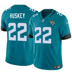 Nike Jacksonville Jaguars #22 Jalen Huskey Teal 2026 Draft Authentic Stitched NFL Jersey