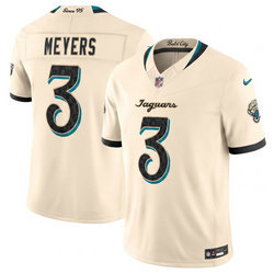 Nike Jacksonville Jaguars #3 Jakobi Meyers Cream 2026 Rivalries Stitched Football Jersey