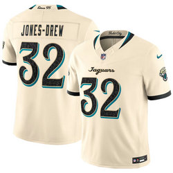 Nike Jacksonville Jaguars #32 Jahlani Tavai Cream 2026 Rivalries Stitched Football Jersey