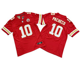 Nike Kansas City Chiefs #10 Isiah Pacheco Red 2023 F.U.S.E Authentic stitched NFL jersey