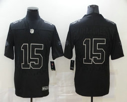 Nike Kansas City Chiefs #15 Patrick Mahomes Black Memorial Authentic stitched NFL jersey