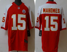 Nike Kansas City Chiefs #15 Patrick Mahomes Red 2023 F.U.S.E (Red and white sleeves) Jersey
