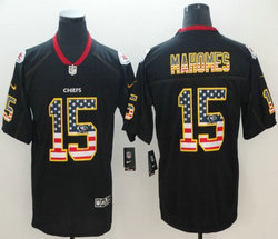 Nike Kansas City Chiefs #15 Patrick Mahomes USA Flag Fashion Vapor Untouchable Authentic Stitched NFL Jersey