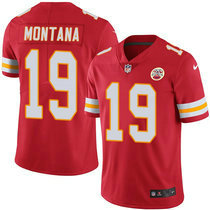 Nike Kansas City Chiefs #19 Joe Montana Red Vapor Untouchable Limited Authentic stitched NFL jersey