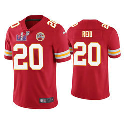 Nike Kansas City Chiefs #20 Justin Reid Red Vapor Untouchable With 2024 Super Bowl (LVIII ) patch Jersey