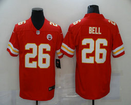Nike Kansas City Chiefs #26 Le'Veon Bell Red Vapor Untouchable Authentic stitched NFL jersey