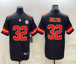 Nike Kansas City Chiefs #32 Nick Bolton Black Vapor Untouchable Authentic stitched NFL jersey