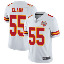 Nike Kansas City Chiefs #55 Frank Clark White Vapor Untouchable Limited Authentic stitched NFL jersey