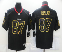 Nike Kansas City Chiefs #87 Travis Kelce Black Classic Authentic Stitched NFL Jersey