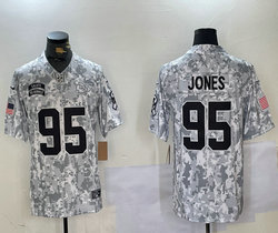 Nike Kansas City Chiefs #95 Chris Jones 2024 Salute to Service Authentic Stitched NFL Jersey
