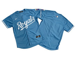 Nike Kansas City Royals Blank Light Blue Limited Authentic Stitched MLB Jersey