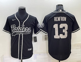 Nike Las Vegas Raiders #13 Hunter Renfrow Black Joint adults Authentic Stitched baseball jersey