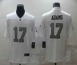 Nike Las Vegas Raiders #17 Davante Adams White Rush Authentic Stitched NFL Jersey