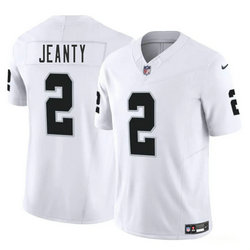 Nike Las Vegas Raiders #2 Ashton jeanty White 2025 Draft Stitched NFL Jersey