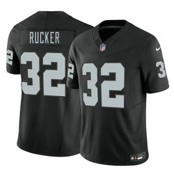 Nike Las Vegas Raiders #32 Corey Rucker Black 2026 Draft Authentic Stitched NFL Jersey
