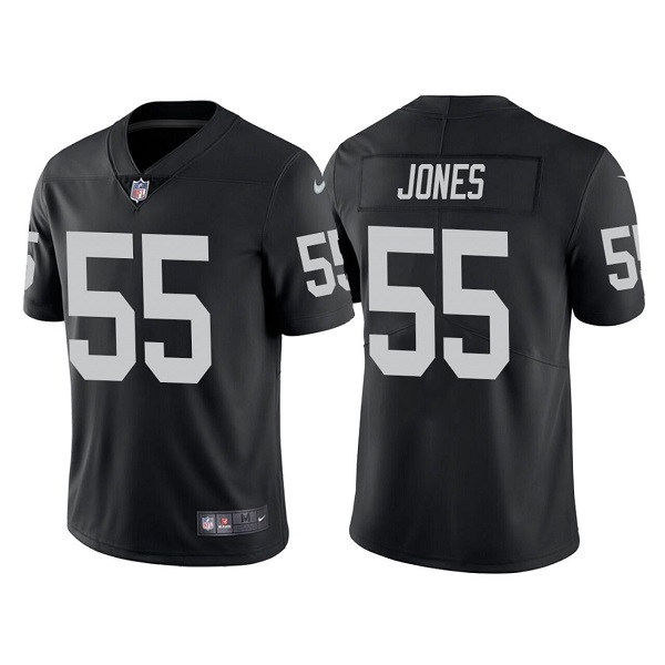 Nike Las Vegas Raiders #55 Chandler Jones Black Vapor Untouchable Authentic Stitched NFL Jersey