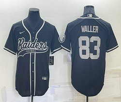 Nike Las Vegas Raiders #83 Darren Waller Black Joint Authentic Stitched baseball jersey