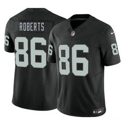 Nike Las Vegas Raiders #86 Chase Roberts Black 2026 Draft Authentic Stitched NFL Jersey