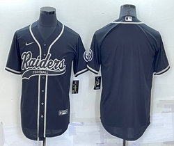 Nike Las Vegas Raiders Blank Black Joint adults Authentic Stitched baseball jersey