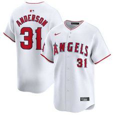 Nike Los Angeles Angels #31 Tyler Anderson White 2024 Authentic Stitched MLB Jersey