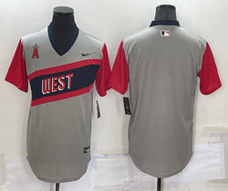Nike Los Angeles Angels Of Anaheim Blank 2021 Players Weekend number in front Authentic MLB Stitched Jersey