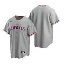 Nike Los Angeles Angels of Anaheim #Blank Gray Game Authentic stitched MLB jersey