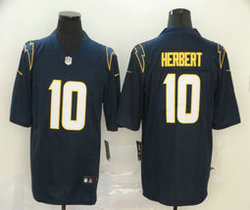 Nike Los Angeles Chargers #10 Justin Herbert Navy Blue Vapor Untouchable Authentic Stitched NFL Jersey