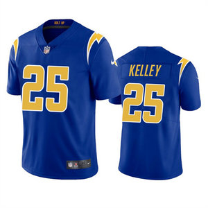 Nike Los Angeles Chargers #25 Joshua Kelley Royal Blue Vapor Untouchable Authentic Stitched NFL Jersey