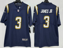 Nike Los Angeles Chargers #3 Derwin James JR Navy Stitched NFL Jersey