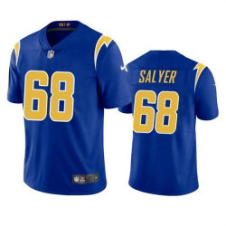 Nike Los Angeles Chargers #68 Jamaree Salyer Royal Vapor Untouchable Authentic Stitched NFL Jersey