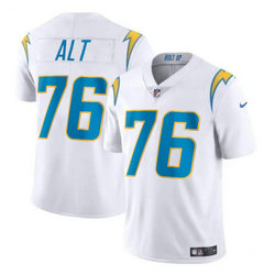 Nike Los Angeles Chargers #76 Joe Alt White 2024 Draft Vapor Untouchable Football Jersey