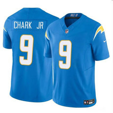 Nike Los Angeles Chargers #9 DJ Chark Jr Blue 2023 F.U.S.E. Football Stitched Jersey