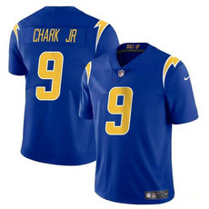 Nike Los Angeles Chargers #9 DJ Chark Jr Royal Vapor Untouchable Football Stitched Jersey