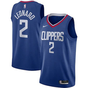 Nike Los Angeles Clippers #2 Kawhi Leonard Blue Game Authentic Stitched NBA jersey
