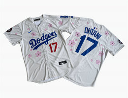 Nike Los Angeles Dodgers #17 Shohei Ohtani White Tokyo Series Limited MLB Jersey