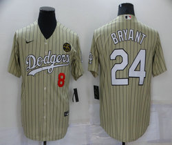 Nike Los Angeles Dodgers #24 Kobe bryant Throwback Game Authentic Stitched MLB jersey