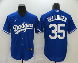 Nike Los Angeles Dodgers #35 Cody Bellinger Blue Game Authentic Stitched MLB Jersey